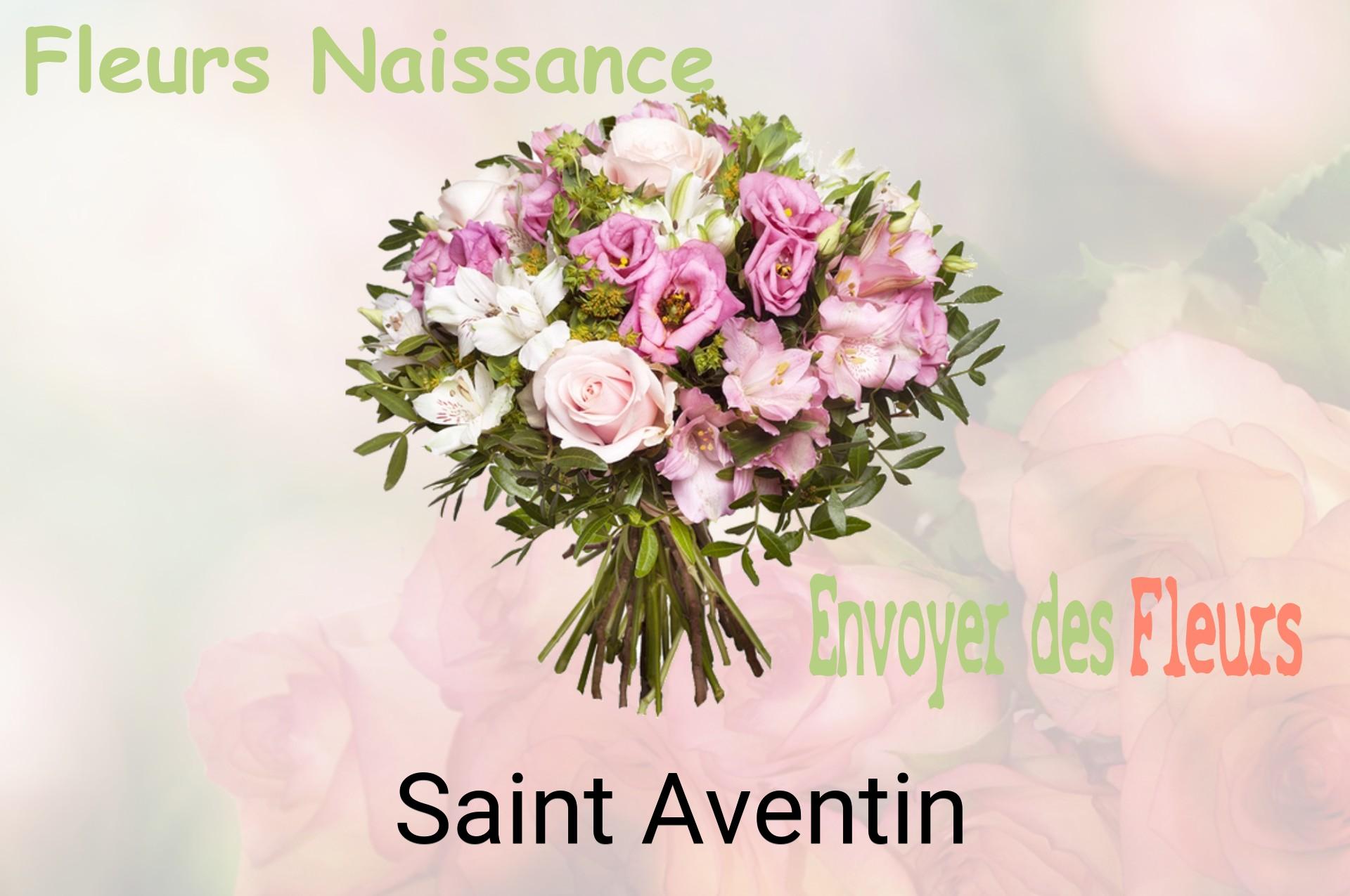 Bouquet de fleurs de naissance livré à Saint-Aventin